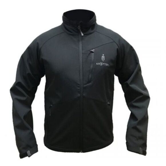 Kryptek Theron Jacket Mens Size XXL Black Softshell Full Zip Gorpcore Outdoor - Picture 1 of 10